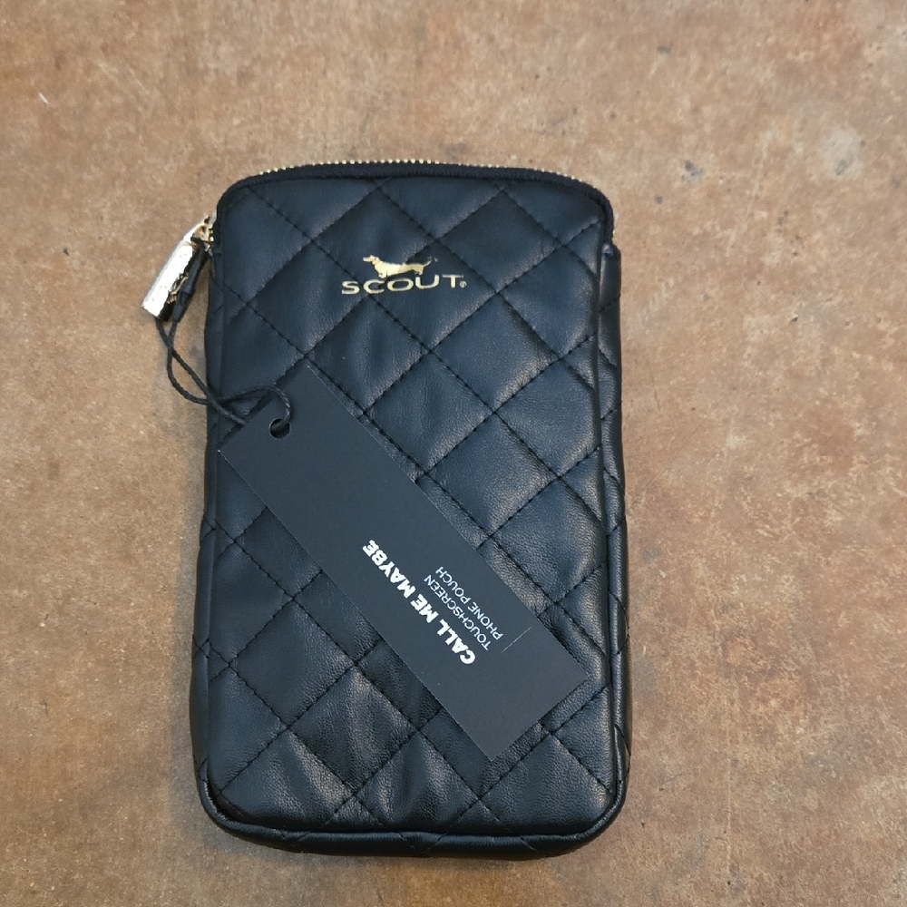 Scout Quilted Black Phone Case